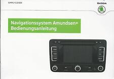 SKODA Navigationsystem Amundsen 2014 Bedienungsanleitung  Handbuch  RN