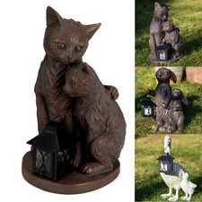 Outdoor Dekofigur mit Laterne