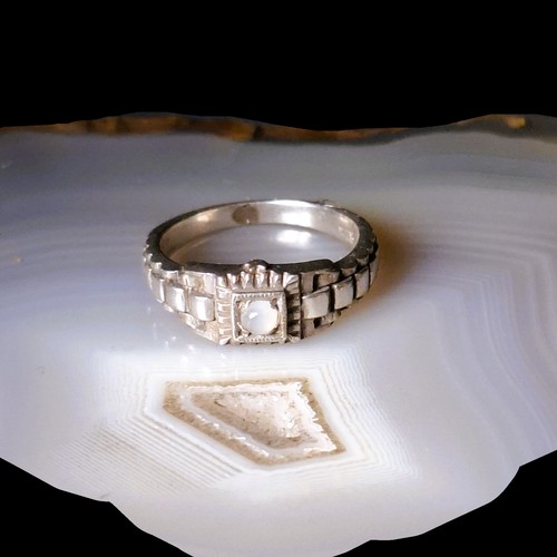 Ring silber 925 mondstein - ring,