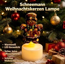 Dekor Beleuchtung Schneemann