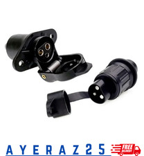 Steckdose 3 polig+Stecker 3