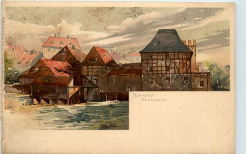 Gruss aus hannover litho - gruss,