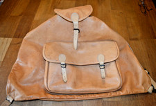Echt leder rucksack - leder,