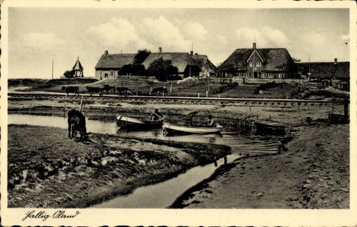 Hallig oland in - hallig,