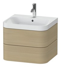 Duravit Happy D.2 Plus C-Shaped Set 2 Schubkästen mit Hahnloch 575 x 490 x...