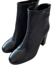 Tanca Stiefeletten dunkelviolett Leder 39 Lederinnenschuh Absatz 9,5 cm Floter