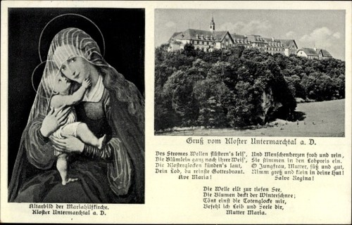 Untermarchtal der donau - ak,