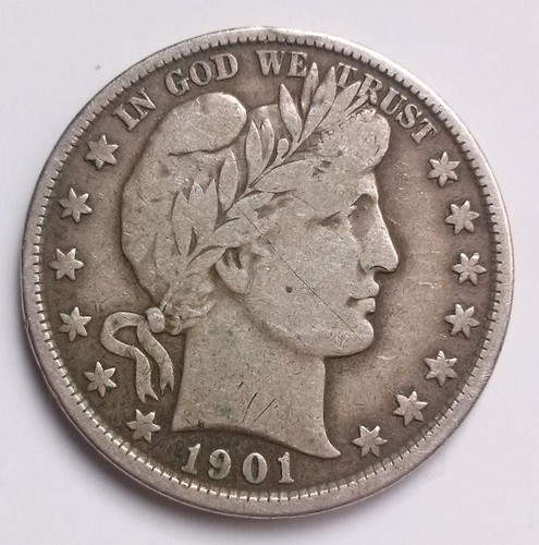 Silbermünze barber half - silbermünze,
