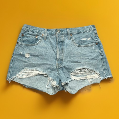 Levi 501 hotpant destroyed - hotpant,