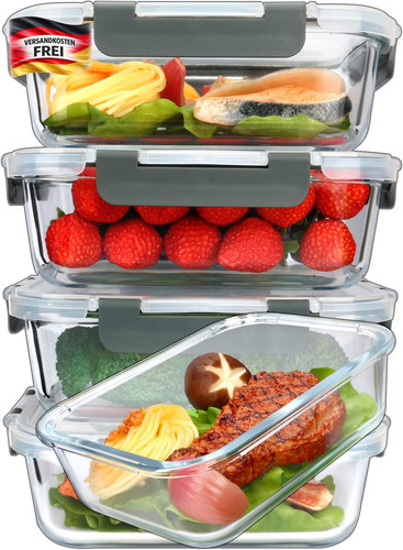 Glas frischhaltedosen set 5er - set,