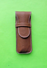 Stifte Etui aus Leder  15 x 6