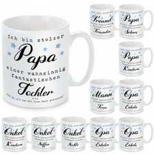 Tasse mit Motiv - Ich bin stolzer Papa / Opa / Onkel / Mann / Freund