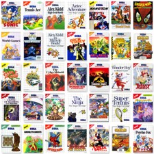 SEGA Master System Spiele-Wahl (in OVP) Jump N Run ? Action ? Strategie ?