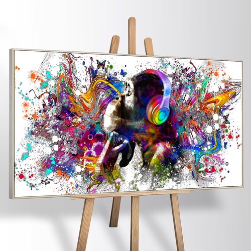 Leinwand bilder affe - affe, mit