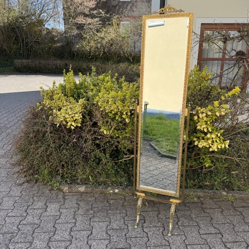 Großer standspiegel messing - großer,