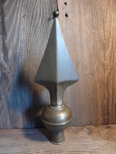 Fahnenspitze Standarte Metall messing WH WK2 WK1 Militaria alt