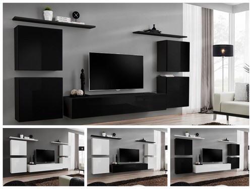 Anbauwand wohnwand wohnzimmer - anbauwand,
