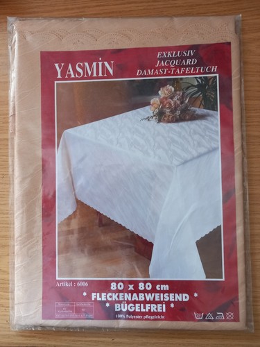 Damasttischdecke 80x80 - , cm