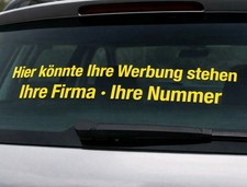 Autoaufkleber Heckscheibe