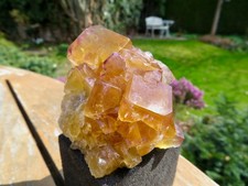 ⚒ Gelb/lila Fluorit Kristall