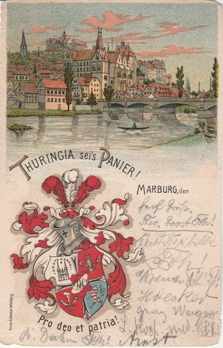 Studentika 1907 thuringia - studentika,