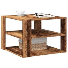 Couchtisch Altholz-Optik 58x58x40 Cm Holzwerkstoff B-Ware