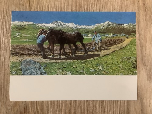 Postkarte pflug mit - 1, postkarte,