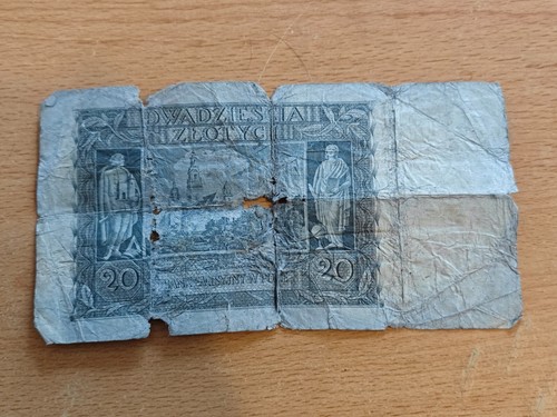 Zloty banknote polen krakow - 20,