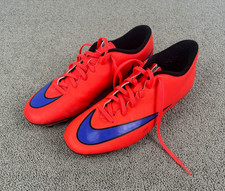 Nike Mercurial Vortex II Fussball Schuhe Stollen 651647-650 rot Gr. 45 US 11