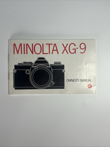 Minolta owners manual - minolta,