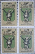 Reklamemarke / Vignette - 4er