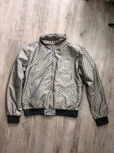Gucci monogram jacket - , gold