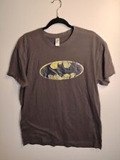 Batman Zeichen Held Bat man    Herren Baumwolle Shirt L Schwarz