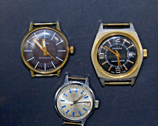 3 x alte Ruhla Armbanduhr DDR