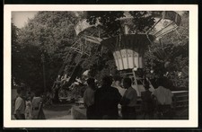 Ansichtskarte Kettenkarussell mit Kindern 