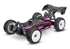 Traxxas JATO 4x4 VXL 1/8 Buggy 100 km/h – 4S LiPo, Velineon Motor Pink