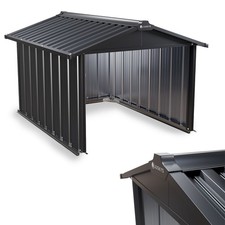 Mähroboter Garage Carport Rasenroboter Unterstand Überdachung Metall Juskys®