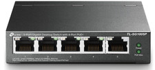 TP-Link TL-SG1005P 5-Port Gigabit LAN PoE Switch mit 4 PoE+ Ports 65 Watt