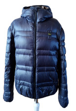 BLAUER USA, Daunenjacke, schwarz, Gr. L, wattiert, gesteppt, Kapuze, leicht