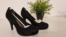 Tamaris Pumps High Heels Leder schwarz sexy Sammler Liebhaber neu & ungetragen