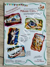 Retro XXL Werbe Foto MÄUSE-CIRCUS Bruck - Kirmes Schausteller Bewerbung