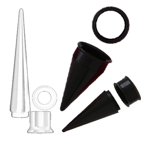 Acryl ohr piercing dehnstab - acryl,