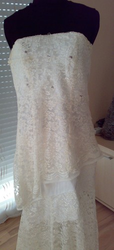 Spitzen brautkleid standesamt - brautkleid,