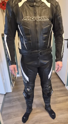 Motorradkombi probiker schwarz - motorradkombi,