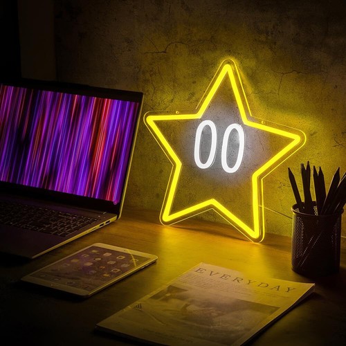 Led neon star schild licht - neon,