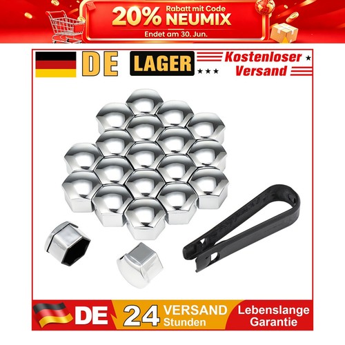 17mm radschrauben set chrom - radschrauben,