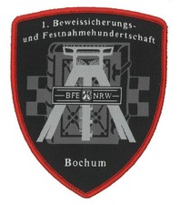 Abzeichen Patch Polizei NRW 1.BFE Bochum