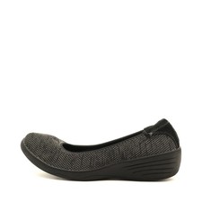 Skechers Damen SN 48880 Ballerinas Schwarz Textil Komfort-Innensohle EU 39