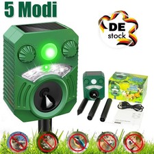 Ultraschall Solar Tiervertreiber Katzenvertreiber Tierschreck Marderabwehr Katze