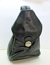 Damen-Rucksack ,schwarzes K.-Leder